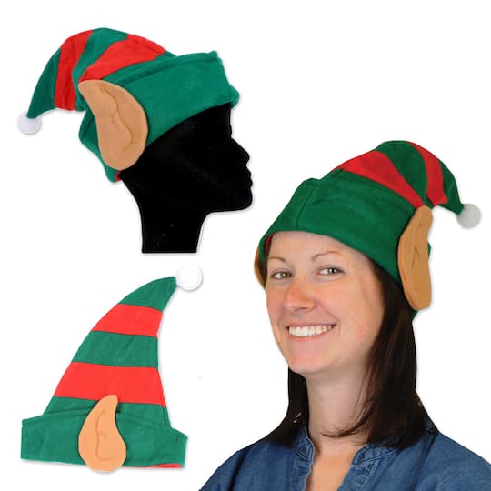 Michaels, Beistle Felt Elf Hat with Ears – Category: Party Wearables
